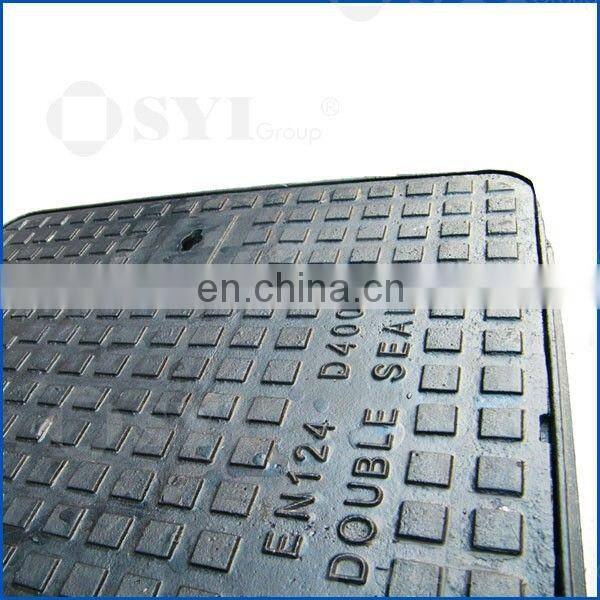 Ductile iron recessed/solid manhole cover