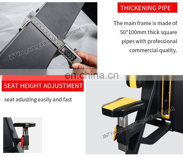 Professional hot sell strength machine YW-1727 Pearl Delt / Pec fly commercial machine for gym