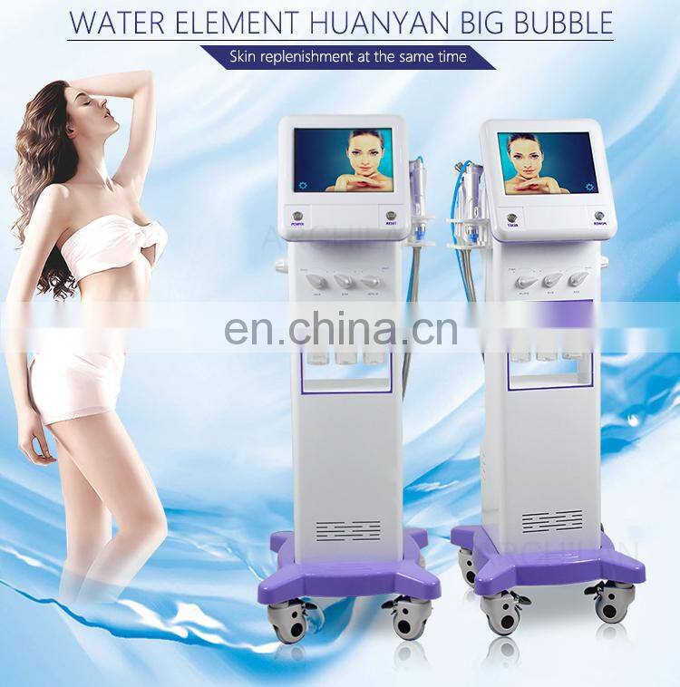4 In 1 Vertical Water Hydra Dermabrasion Skin Rejuvenation Instrument Big Bubble Face Lift Facial Microdermabrasion Machine