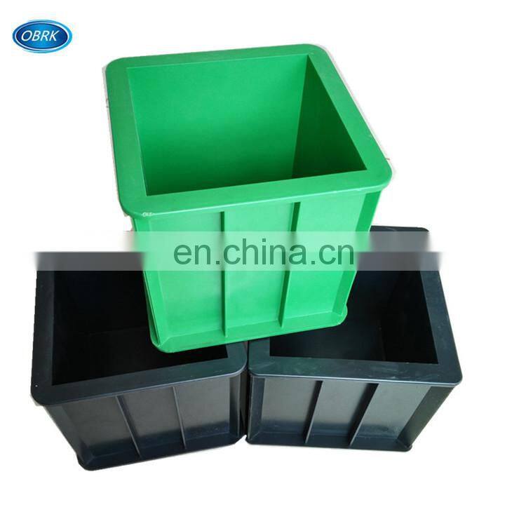 Plastic Concrete 150mm Single Cube Testing Mould