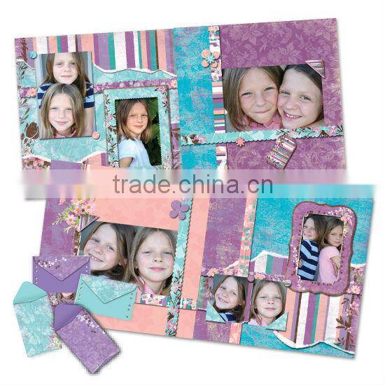 DIY Craft Set Pink & Red Gorgeous Fabulous Flowers Scrapbook Kit