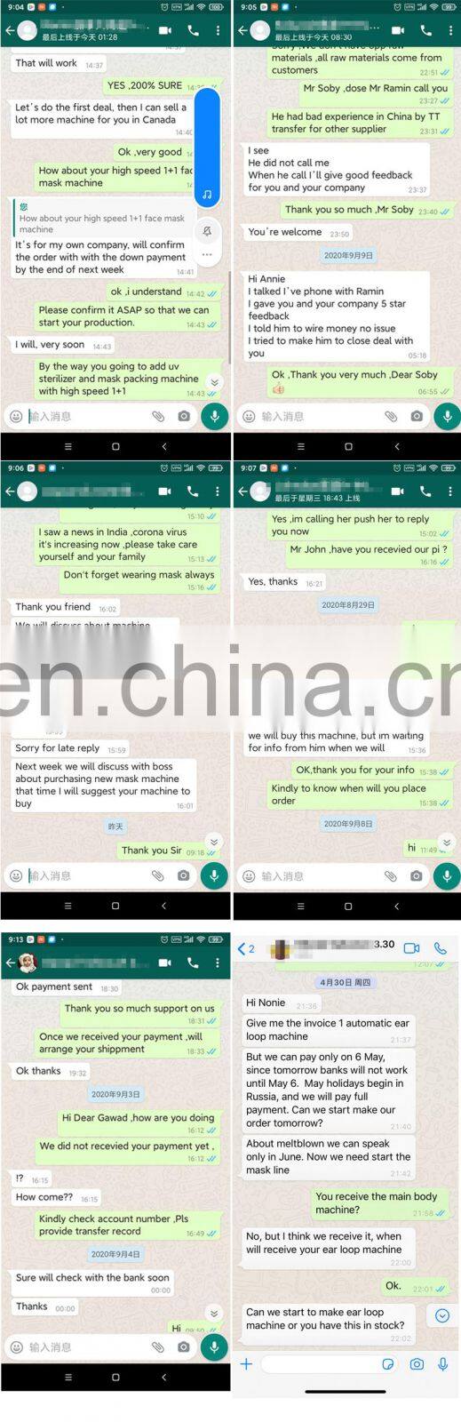 n95 respirator face mask making machine Sponge labeling machine