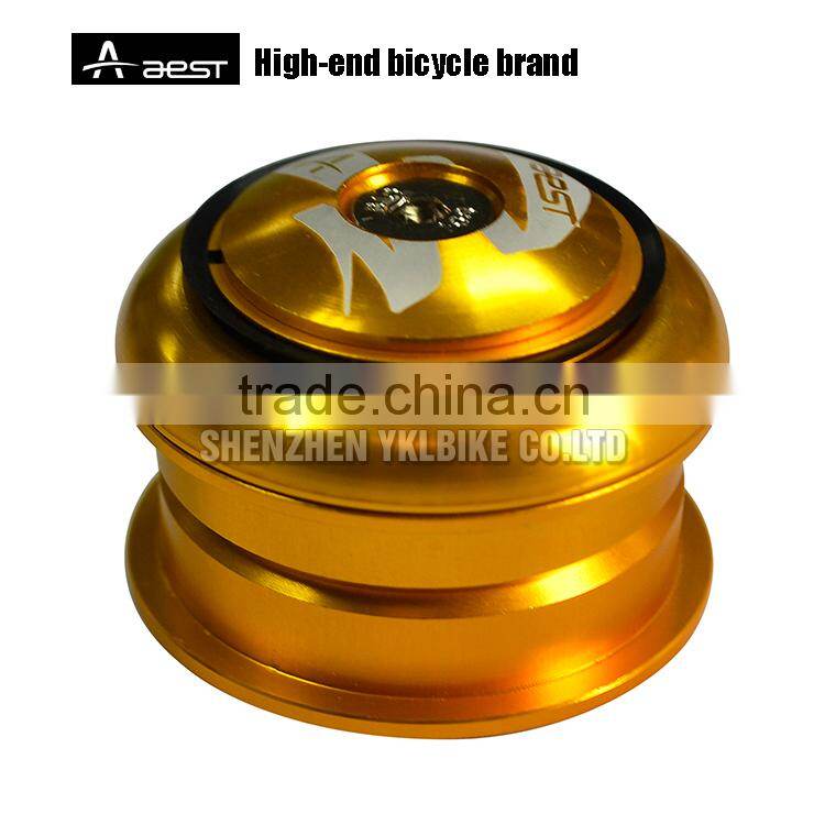 Alloy MTB Mountainbike Headset, AEST Bicycle Headsets, 1-1/8''-1.5'' Threadless Bicycle Headset