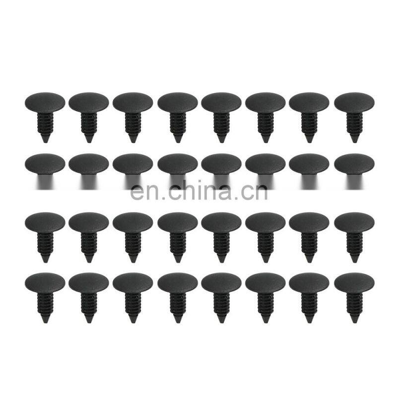 Auto Fastener Clips Fastener Rivet Clips 190Pcs 6 Sizes Car Push Pin Rivet Trim Clips