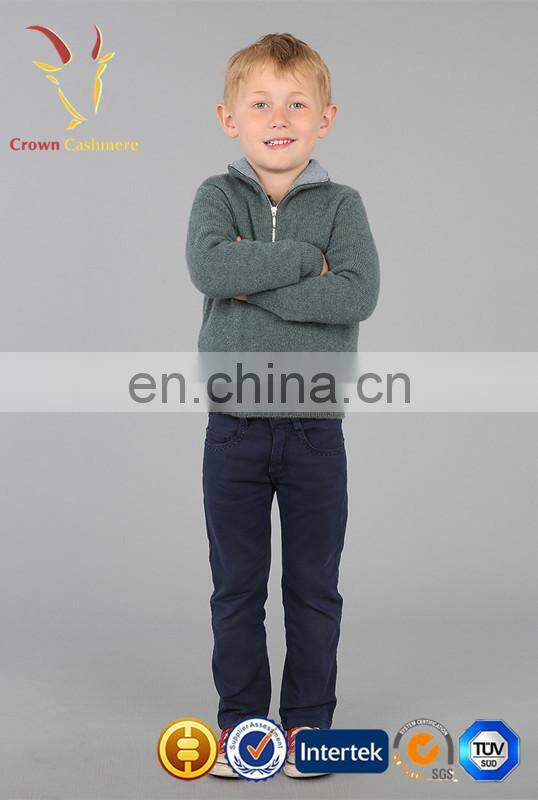 Winter Handmade Wool Children Sweater Design for Boys