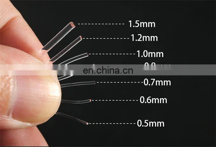 0.4 0.45 0.5 mm non-stretch strong nylon string beading cord thread jewelry diy 100%nylon monofilament thread