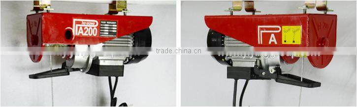 Hot Sales High Quality Indoor Small Wire Rope Electric Hoist