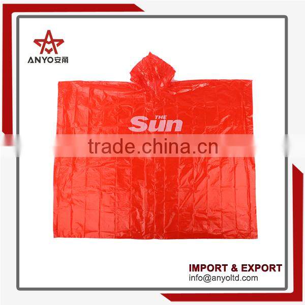 Professional manufacturer wholesale new arrival china disposable rain poncho manufacturers