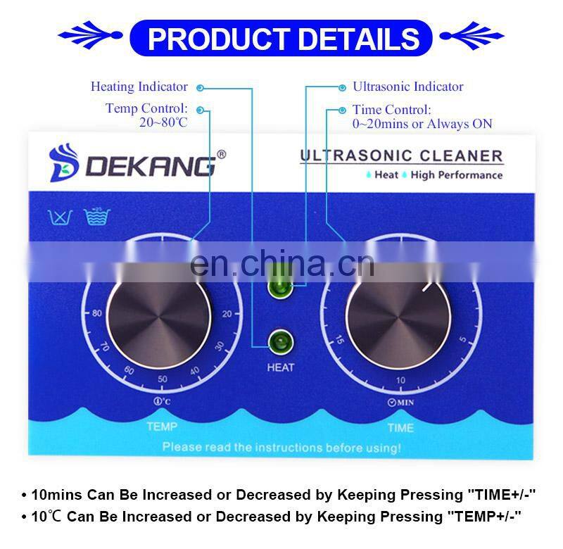 15L DK-1500H Professional Mechanical Manual Ultrasonic Cleaner, Nail Care Tools Cleaning Equipment