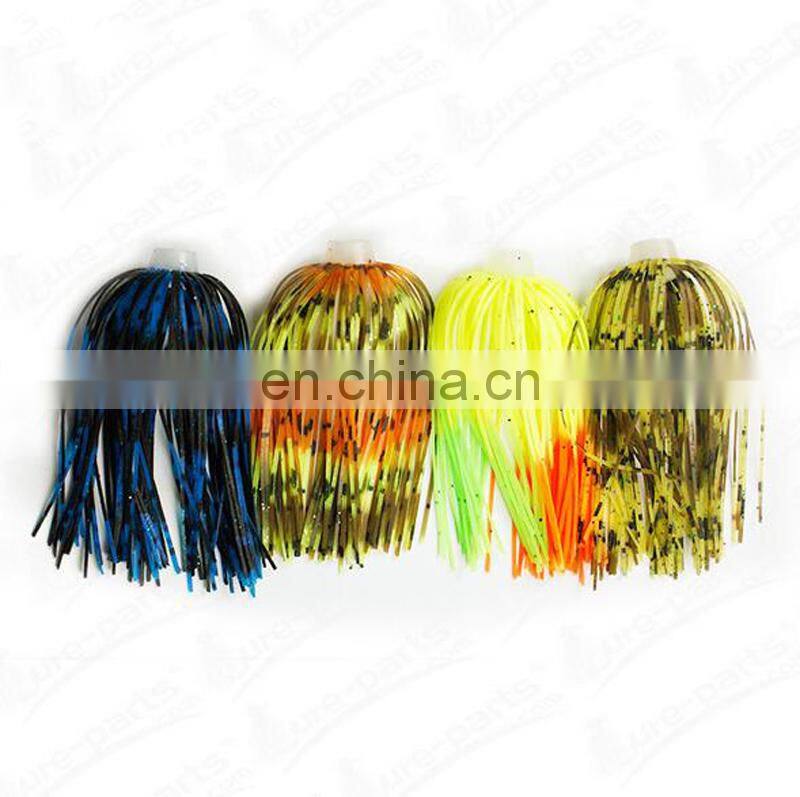 2.5 Inches Fishing Lure Parts Rubber Skirts Fishing Bait Skirts