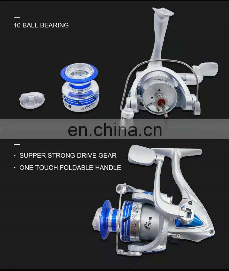Interchangeable fishing rod spinning casting fishing reel