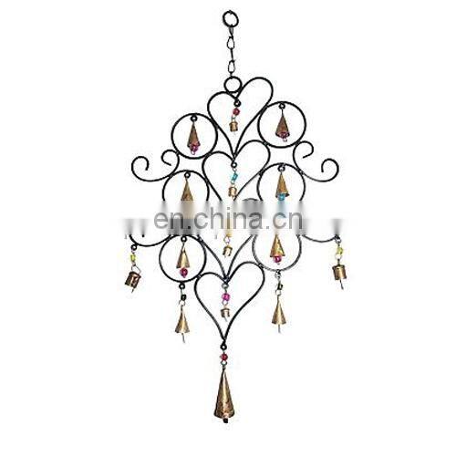 heart shape wind chimes