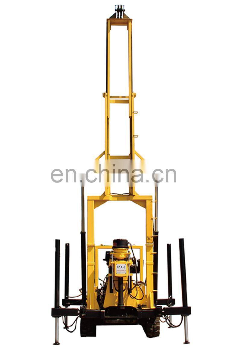 High quality XYX-3 trailer driven type core mine deep water well drilling rig machine