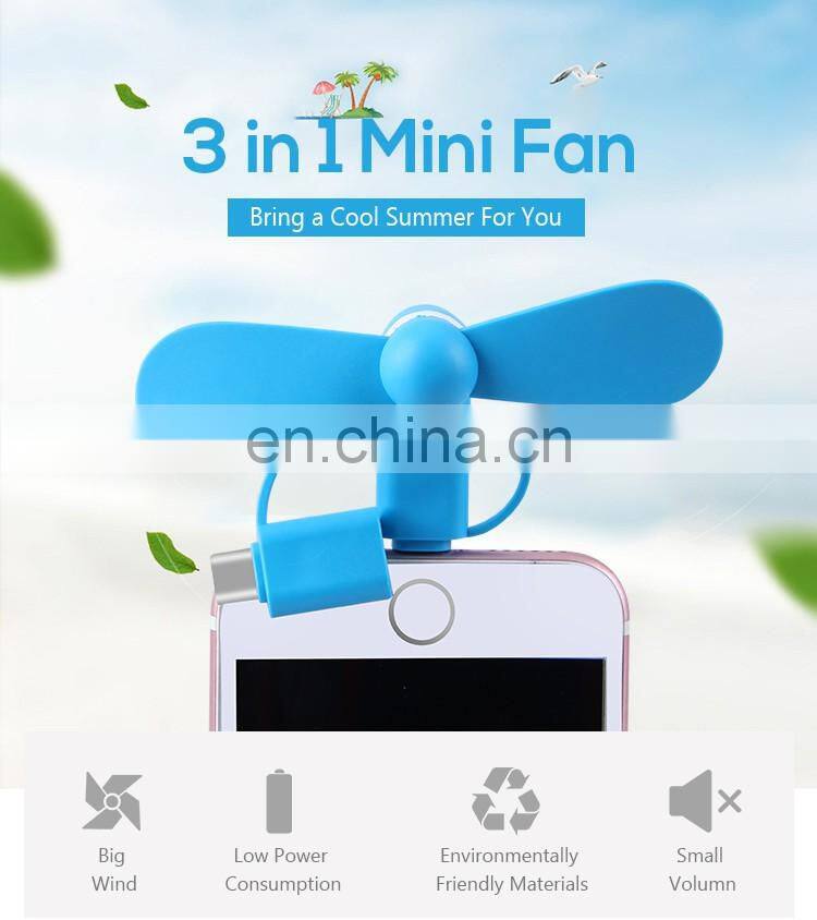 Mini 5V Fan Low Power Consumption Cooling Small Powerful Fan