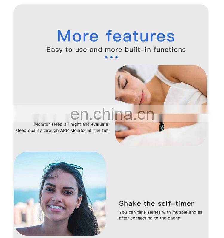 SANDA P30 Custom message reminder heart rate monitor oem android smart watch for ladies