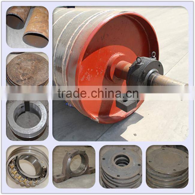500mm diameter rubber coated belt conveyor pulley used for mining coal industrial