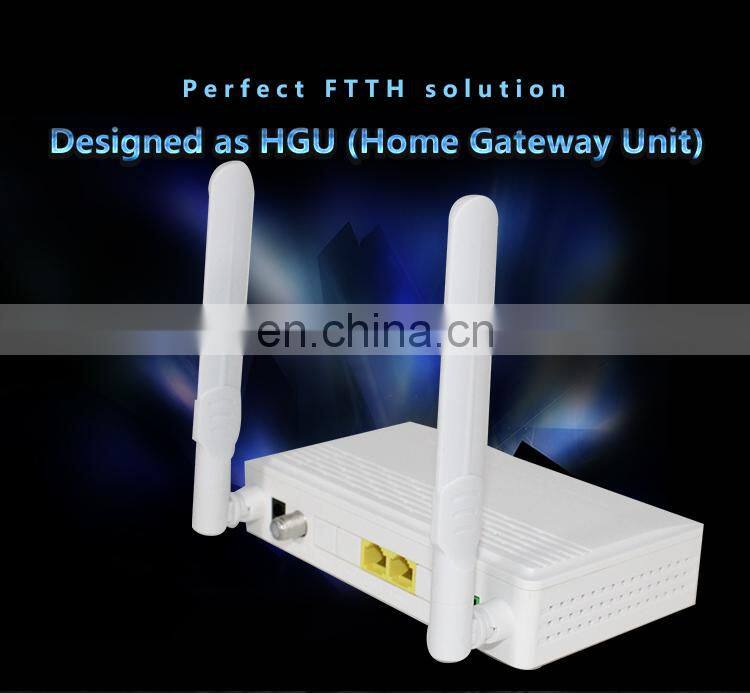 1GE+1FE+CATV new 2.4GHz 5dBi onu iptv wifi epon gpon xpon onu ont with wifi catv