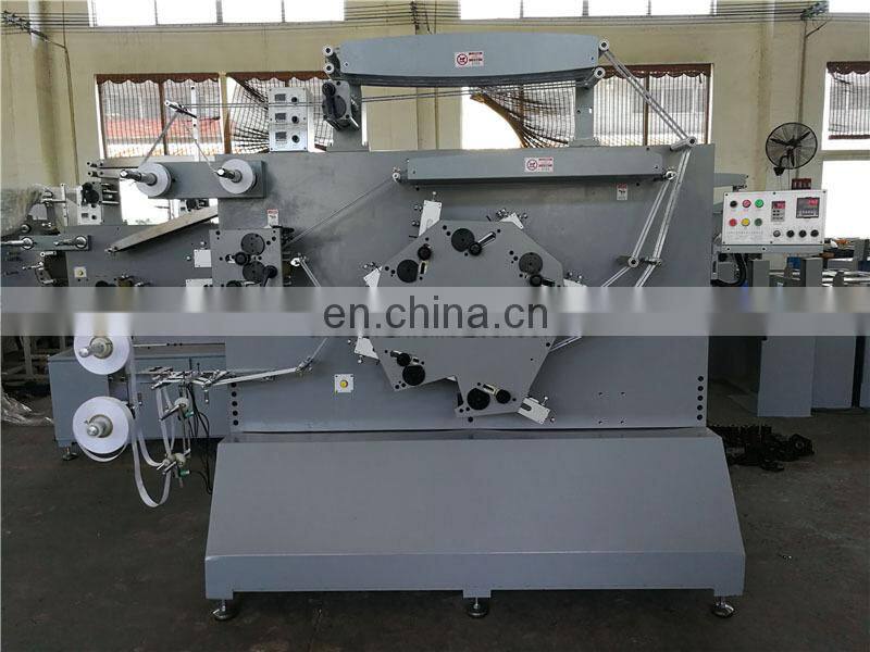 UGS62S 6 front 2 back Color Double Side Automatic Fabric Tape Ribbon Flexo Printing Machine, Clothing Label Flexographic Printer
