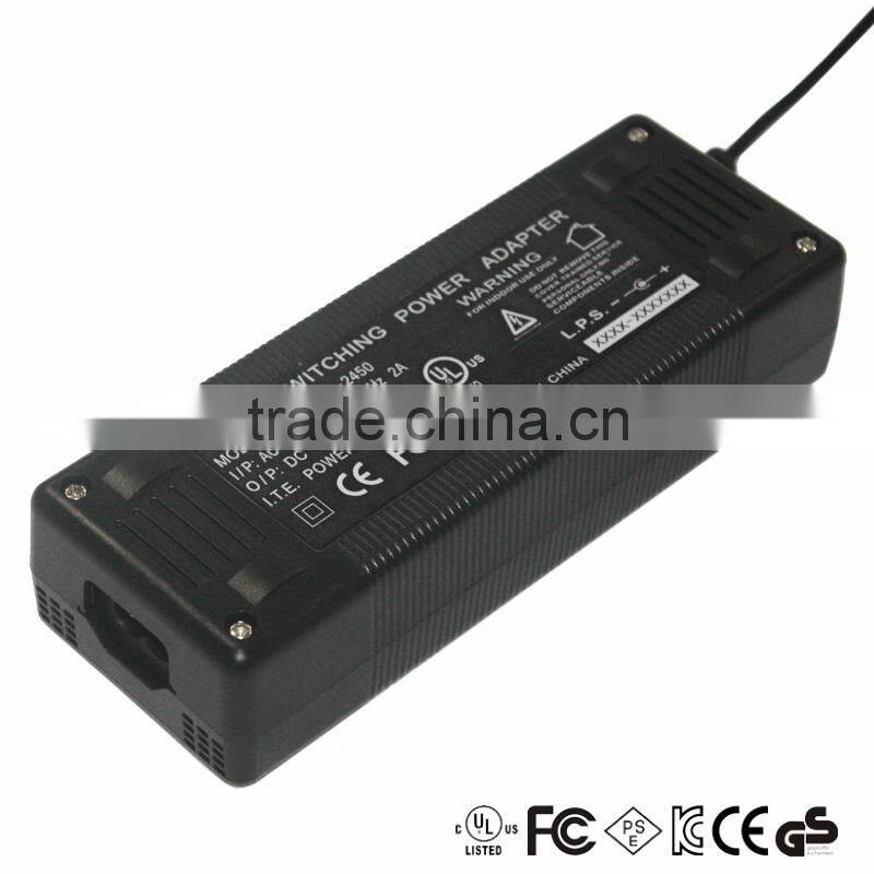 120w UL approval 24v 5a power adapter