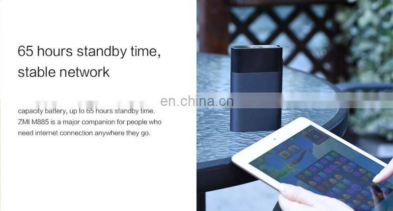 Original ZMI MF885 10000mAh portable mobile power supply 4G WiFi router QC2.0 mi 10000mAh 65-hour standby mobile power suppl