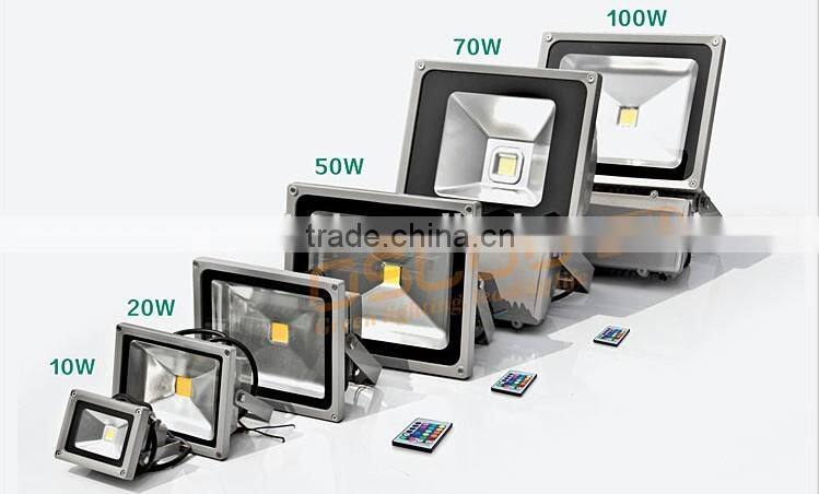 China Oscoo Colorful Light Hot-sale IP65 Die Casting Aluminium CE&Rohs 50 Watt RGB LED Flood Light Decorative Lighting Bar Light