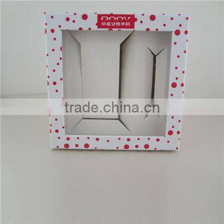 2014 new custom gifts & crafts cardboard box with clear window