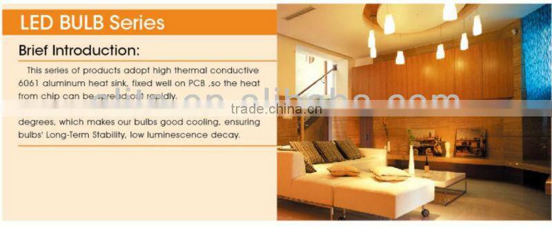 high power 7w bulb led a60 a19