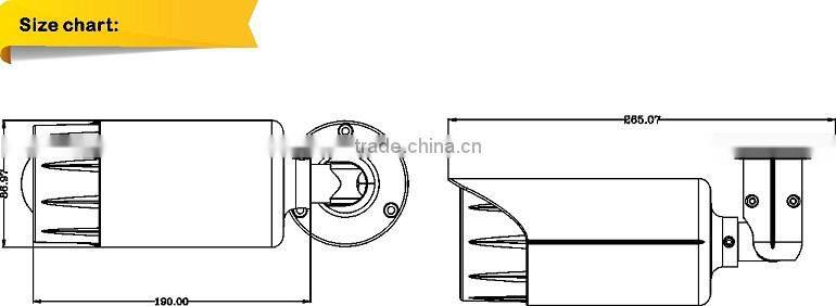 Price CCTV 720P 1.3megapixel 2.8-12mm Vari Focal Lens ir bullet ahd cctv Camera proof FCC,CE,ROHS Certification