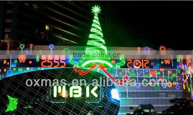 2013 mall christmas festival program light wall Decorations