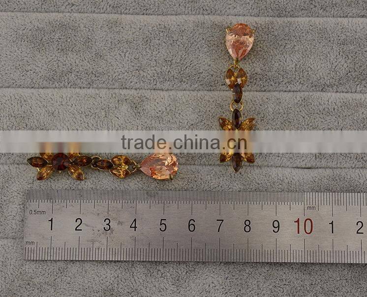 Elegant Italian Gold Plated Jewelry Set For Evening Dress Wholesale