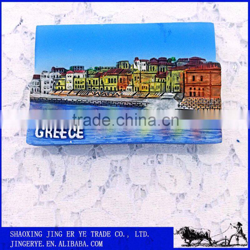 wholesale custom personalized epoxy fruit poly resin 3d tourist souvenir cities fridge magnet
