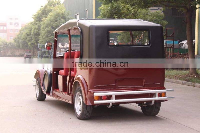9 seats electric vehicle , comfortable bench seat with high backrest, luxury classic design for wedding occasion CE approved