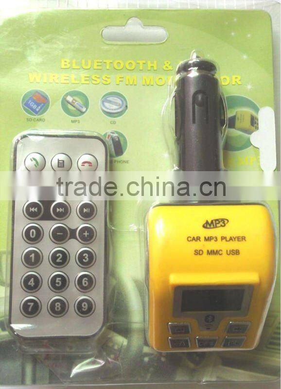 Bluetooth FM Modulator Car MP3