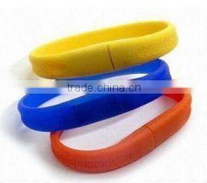 Colorful bracelet usb flash drive