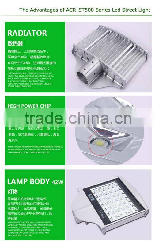 high performance 28watt led street light solar system iP66