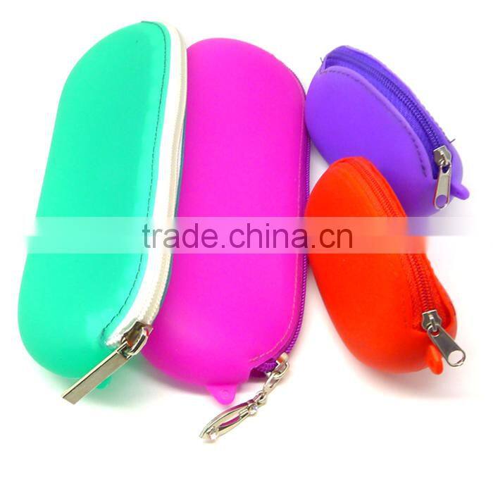 promotional gifts Jelly coin pouch silicone purse with zipper