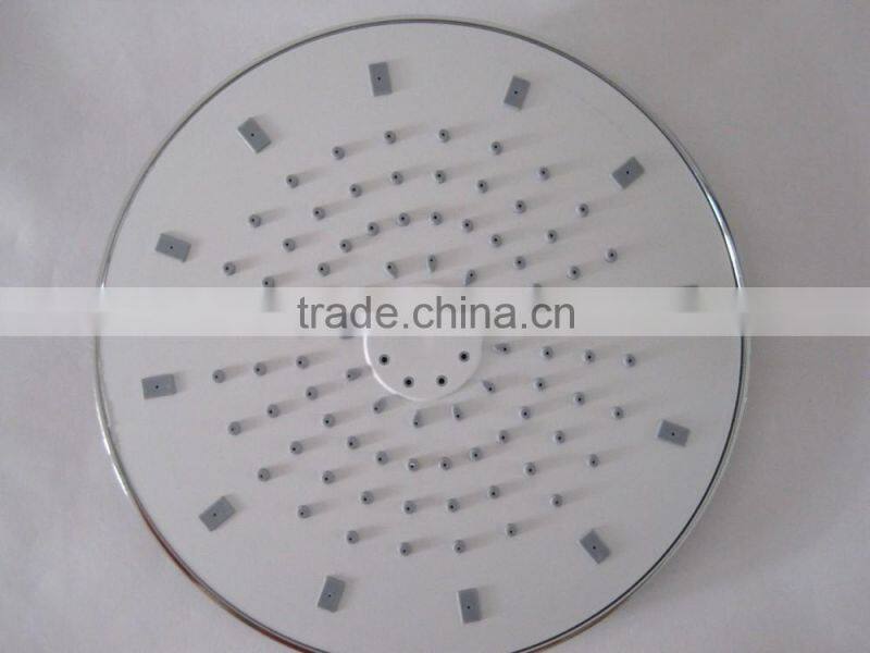 Luxury chromed ABS round overhead head shower