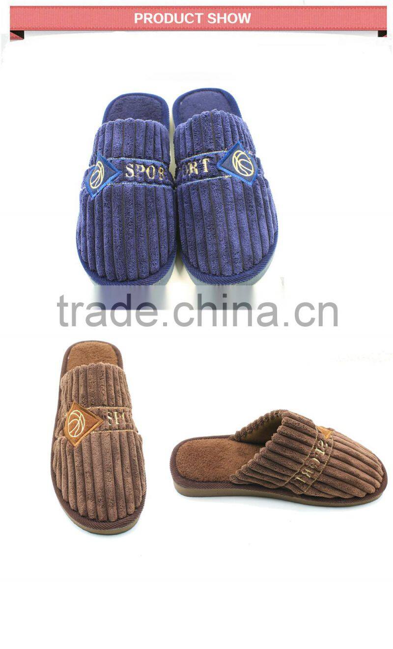 hot sale summer indoor outdoor men slipper shoes, quiet indoor slipper for men