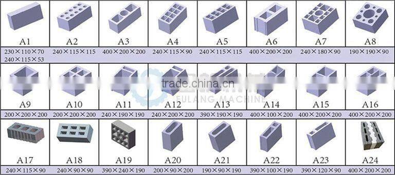 Factory Supplier QTF40-2 manual cement concrete block