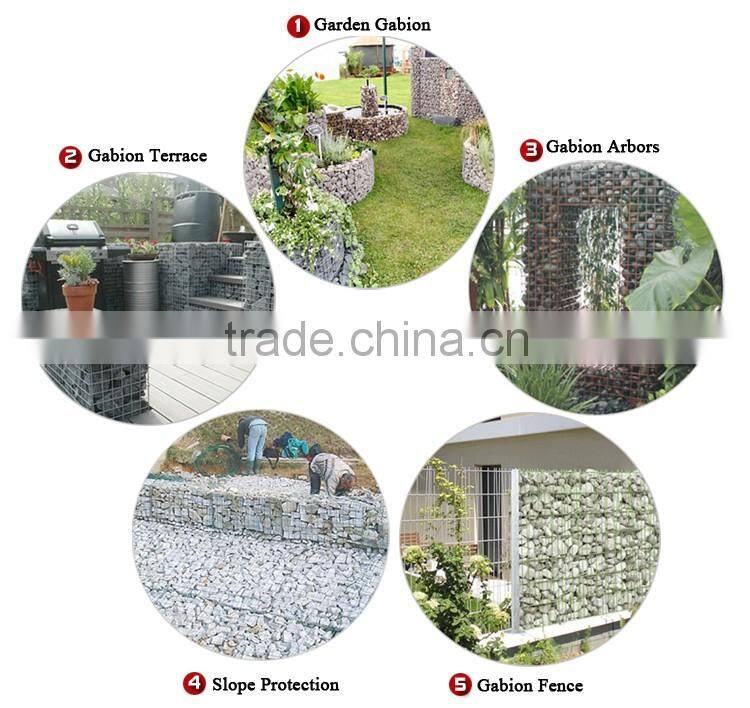 Welded gabion mesh Fencing / gabion wall construction / Gabion Fence