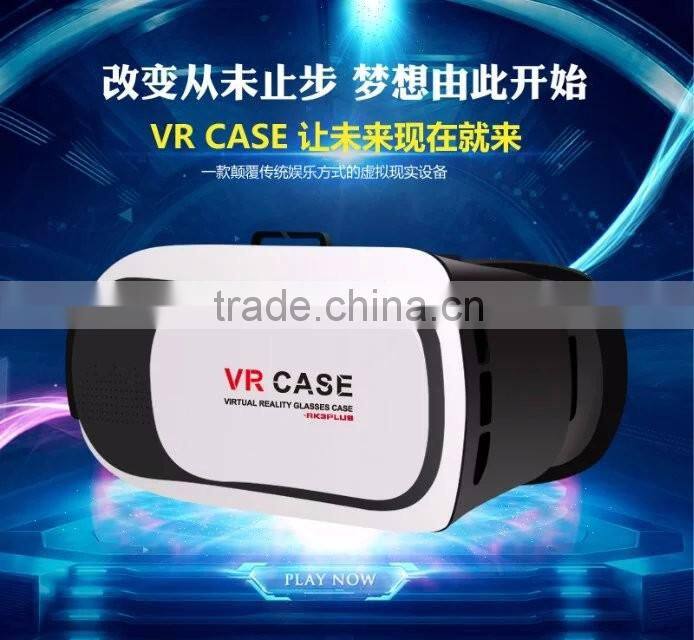 Top Sale VR BOX Version 3D Glasses Virtual Reality 3D VR Glasses For 3.5 - 6.0 inch Smartphone For iPhone 6/6s TB-0165