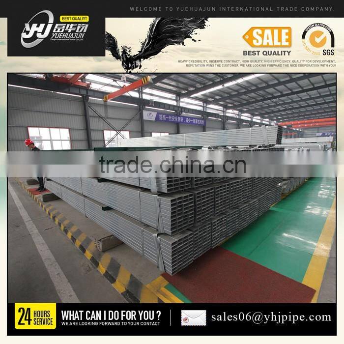 galvanized square rectangular pipe