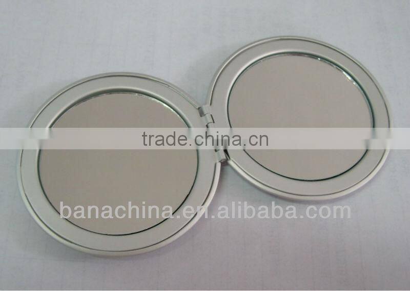 Fashion round Aluminum double side nice mirror