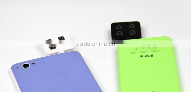 Universal iblazr RK06 RK-06 Mini Portable LED Selfie Flash Light Adapter for Phone Camera with 4 LED Light