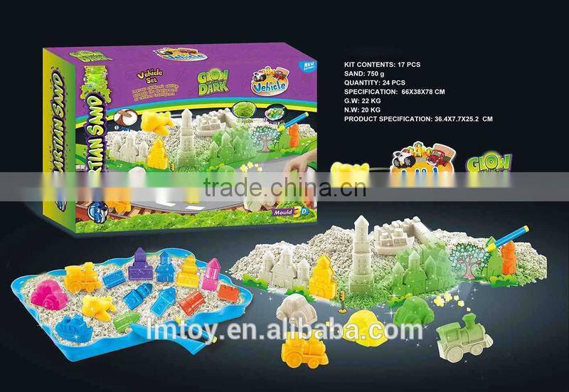 Great Funny Halobios Sand play Toys For Kids (3D effect sand &10 mold toys)
