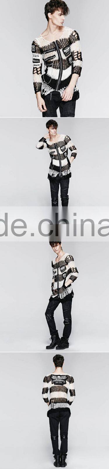 M-004 Fashion Transparent Industrial Men Gothic And Punk Clothing