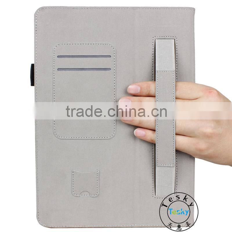 business style shockproof wallet leather case for ipad air 2 case
