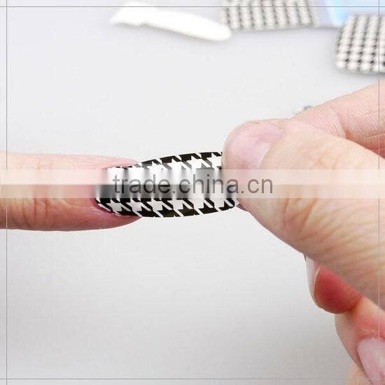newest polish nail patch/nail art stickers/vinyl nail wraps