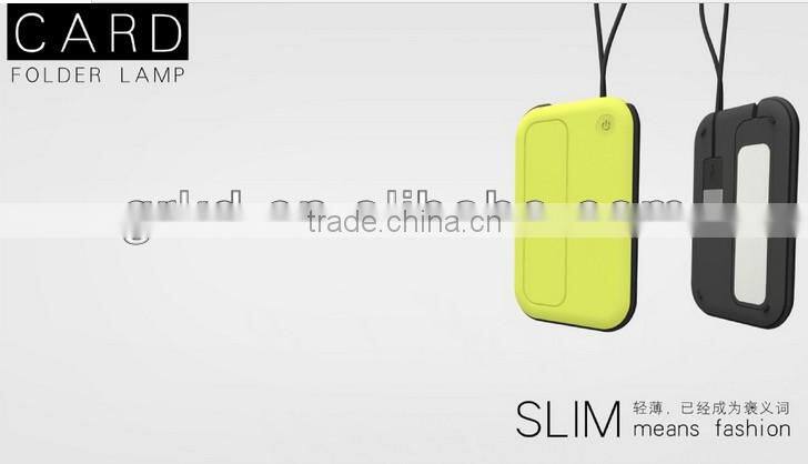 New ultra slim card led table lamp