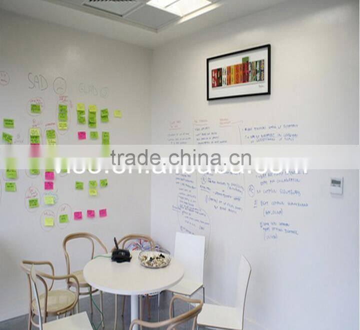 whiteboard film for chalkboard for wall,easy erase writing whiteboard film for office and home decorative